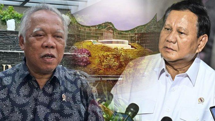 Presiden Prabowo Subianto bersama Kepala Otorita IKN, Basuki Hadimuljono, dalam rapat terbatas yang membahas alokasi anggaran Rp 48,8 triliun untuk pembangunan Ibu Kota Negara (IKN) hingga 2029, di Kantor Presiden, Jakarta, Selasa (21/1/2025)