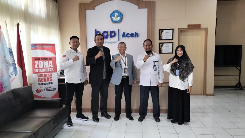 Pertemuan IGORNAS Aceh dengan Kepala Balai Guru Penggerak Aceh membahas kerjasama implementasi senam kebugaran jasmani dan program pendidikan untuk mendukung anak sehat dan bugar, Senin, 20 Januari 2025.
